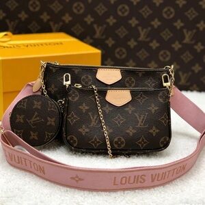 Louis Vuitton Light Pink Multi Pochette